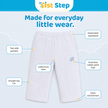 1st Step Cotton Pull-on Joggers - White