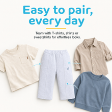 1st Step Cotton Pull-on Joggers - White