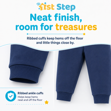 1st Step Cotton Pull-on Joggers - Navy blue