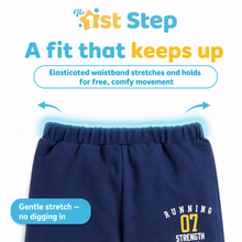 1st Step Cotton Pull-on Joggers - Navy blue