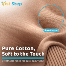 1st Step Cotton Pull-on Joggers - Brown