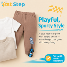 1st Step Cotton Pull-on Joggers - Brown