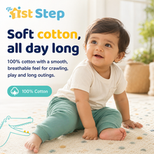 1st Step Cotton Pull-on Joggers - Green