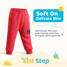 1st Step Cotton Pull-on Joggers - Red