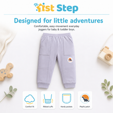 1st Step Cotton Pull-on Joggers - Grey