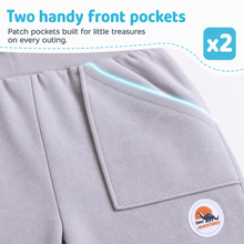 1st Step Cotton Pull-on Joggers - Grey