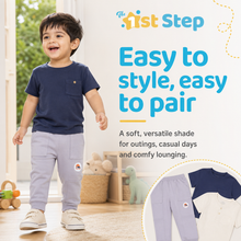 1st Step Cotton Pull-on Joggers - Grey