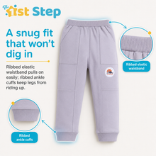 1st Step Cotton Pull-on Joggers - Grey