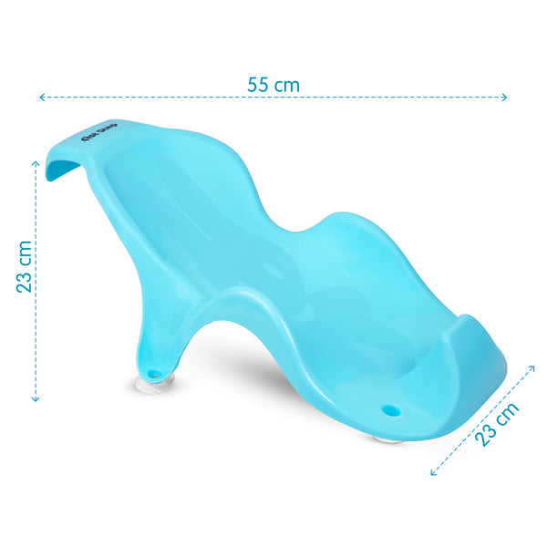 1st Step Anti Slip Baby Plastic Bath Chair, Baby Bath Seat with Non Slip Suction Base (Blue)