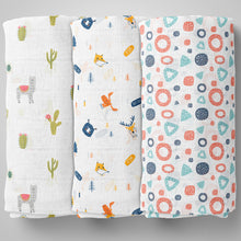 1st Step Muslin Swaddle 90cm*90cm (Pack of 3)