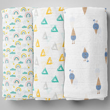 1st Step Muslin Swaddle 90cm*90cm (Pack of 3)
