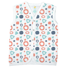 1st Step Muslin Button Jhabla - New Born