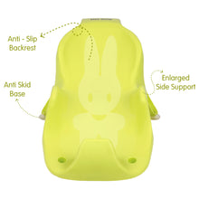 1st Step Anti Slip Baby Plastic Bath Chair, Baby Bath Seat with Non Slip Suction Base (Green)