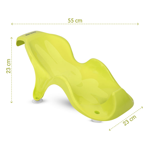 1st Step Anti Slip Baby Plastic Bath Chair, Baby Bath Seat with Non Slip Suction Base (Green)
