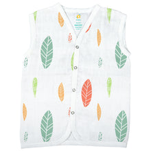 1st Step Muslin Button Jhabla - New Born