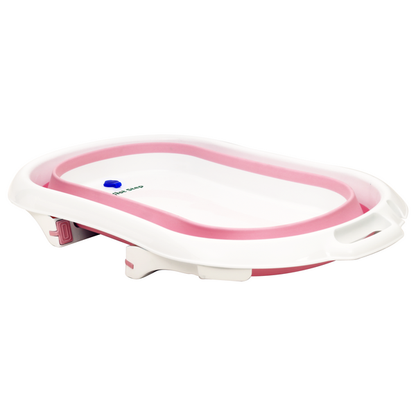 1st Step Folding Bath Tub with Temperature Sensitive Plug and Anti-Skid Base for Kids of 0 to 3 Years Up to 20 Kgs Weight Capacity  (Small, Pink)