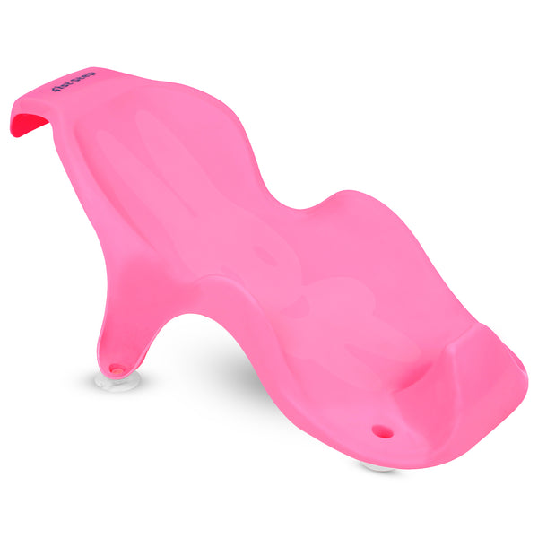 1st Step Anti Slip Baby Plastic Bath Chair, Baby Bath Seat with Non Slip Suction Base (Pink)
