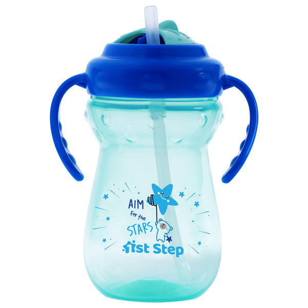 1st Step 360ml BPA Free Polypropylene Straw Sipper  (Mint Green)