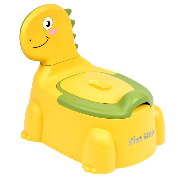 1st Step Baby Potty Seat/Potty Trainer Set Potty Box (Yellow)