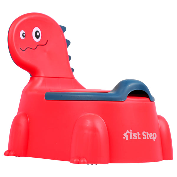 1st Step Baby Potty Seat/Potty Trainer Set Potty Box (Red)