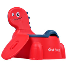 1st Step Baby Potty Seat/Potty Trainer Set Potty Box (Red)