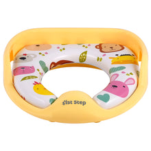 1st Step Baby Western Cushioned Potty Training Seat With Handles (Yellow)