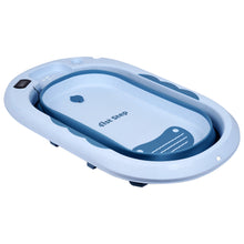 1st Step Folding Bath Tub with Thermometer and Anti-Skid Base for Kids of 0 to 3 Years (Blue)