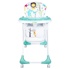 1st Step Little Lux Baby High Chair with 5 Point Safety Harness, 7 Level Height Adjustment (Mint Green)
