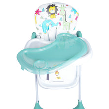 1st Step Little Lux Baby High Chair with 5 Point Safety Harness, 7 Level Height Adjustment (Mint Green)