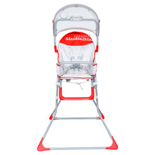 1st Step High Chair With 5 Point Safety Harness-Red  (Red)