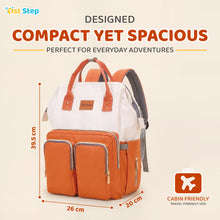 1st Step Smart And Multi-Functional Diaper Bag - Orange