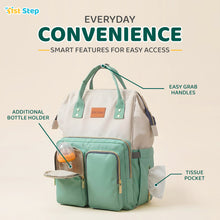 1st Step Smart And Multi-Functional Diaper Bag - Green