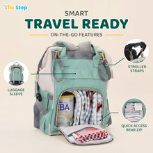 1st Step Smart And Multi-Functional Diaper Bag - Green