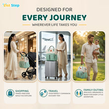 1st Step Smart And Multi-Functional Diaper Bag - Green