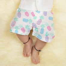 1st Step 100% Soft Muslin Cotton Baby Shorts - Pack of 4- 3-6 Months