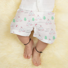 1st Step 100% Soft Muslin Cotton Baby Shorts - Pack of 4- 3-6 Months