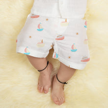1st Step 100% Soft Muslin Cotton Baby Shorts - Pack of 4- 3-6 Months
