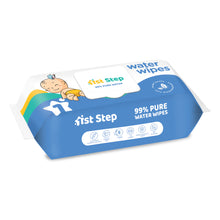 1st Step 99% Pure Water Wipes With Lid, Made With Organic 100% Biodegradable Fabric