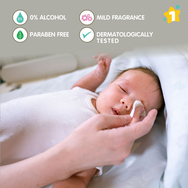 1st Step Baby Wet Wipes Enriched With Aloe-Vera And Jojoba Oil (Pack Of 6) (480 Wipes)