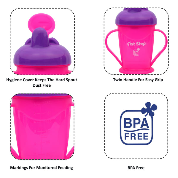 1st Step BPA Free Spout Sipper Cup With Twin Handles