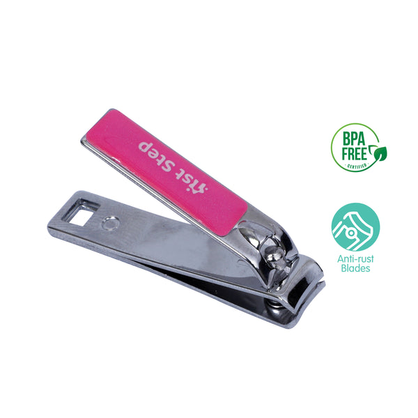 1st Step Easy Grip Baby Nail Clipper-Pink