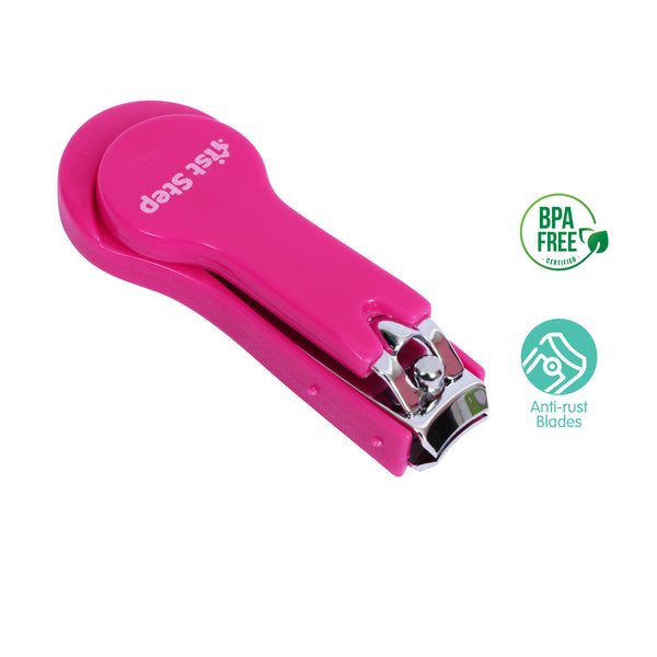 1st Step Easy Grip Baby Nail Clipper-Pink
