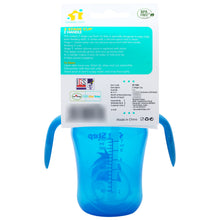 1st Step 210ml Birdie BPA Free Non-SpiII Interchangeable Sipper / Sippy Cup with Soft Silicone Spout And Straw-Blue