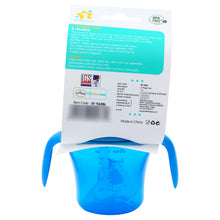 1st Step 150ml Birdie BPA Free Non-SpiII Interchangeable Sipper / Sippy Cup with Soft Silicone Spout And Straw-Blue