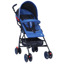 1st Step Jet Stroller/Pram With 5 Point Safety Harness And Adjustable Handles - Navy Blue