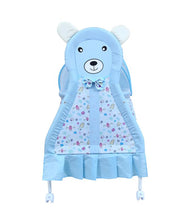 1st Step Cradle With Swing, Mosquito Net And Storage Basket-Blue