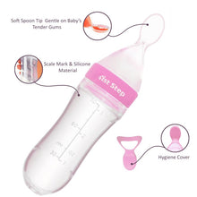 1st Step Non Spill BPA Free Soft Silicone Squeezy Food Feeder-Pink
