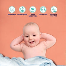 1st Step Supa - Dry Extra Absorbent Dry Sheet/Bed Protector/Mattress Protector (Orange, Medium (100 * 70 cm))