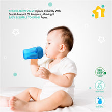 1st Step 210ml Birdie BPA Free Non-SpiII Interchangeable Sipper / Sippy Cup with Soft Silicone Spout And Straw-Blue