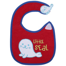 1st Step Baby Bib With 3D Patch-Red